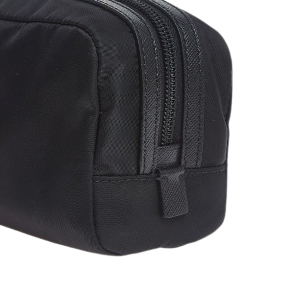 Prada Nylon Saffiano Pouch Bag 2NA045 2DMH F0002 140053527 Prada Nylon Saffiano Pouch Bag 2NA045 2DMH F0002 140053527